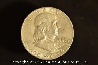 U.S. Collectible Coins: 1963-D Franklin Half Dollar