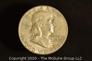 U.S. Collectible Coins: 1963 Franklin Half Dollar