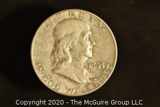 U.S. Collectible Coins: 1963-D Franklin Half Dollar