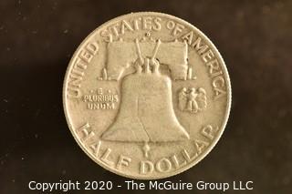 U.S. Collectible Coins: 1958-D Franklin Half Dollar