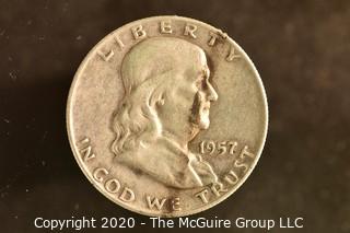 U.S. Collectible Coins: 1957-D Franklin Half Dollar