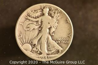 U.S. Collectible Coins: 1941-D Walking Liberty Half Dollar