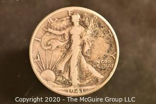 U.S. Collectible Coins: 1941 Walking Liberty Half Dollar