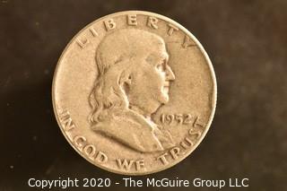 U.S. Collectible Coins: 1952 Franklin Half Dollar