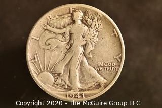 U.S. Collectible Coins: 1941 Walking Liberty Half Dollar