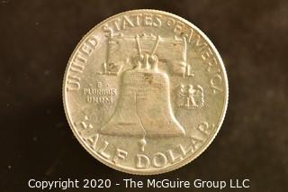 U.S. Collectible Coins: 1962 Franklin Half Dollar