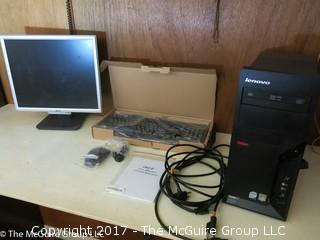 Lenovo tower, NIB keyboard and ACER monitor 