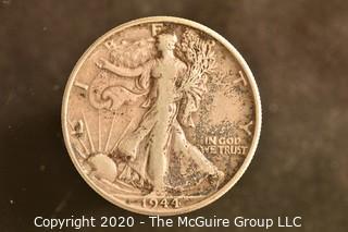 U.S. Collectible Coins: 1944 Walking Liberty Half Dollar