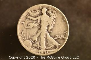 U.S. Collectible Coins: 1941-D Walking Liberty Half Dollar