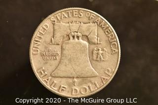 U.S. Collectible Coins: 1952 Franklin Half Dollar