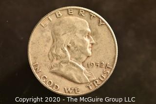 U.S. Collectible Coins: 1952 Franklin Half Dollar