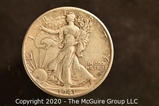 U.S. Collectible Coins: 1941 Walking Liberty Half Dollar