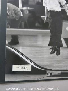 Photo, Positive, B&W, Historical, Americana, Bowling. Measures approximately 16" X 20" on Photo Board.