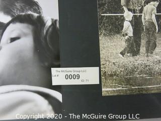 Black & White Photo Collage, Big Edward Partin. Measures approximately 16" X 20" on Photo Board.