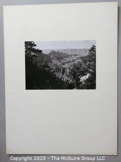 Photo, Positive, B&W, Historical, Americana. Measures approximately 16" X 20" on Photo Board.