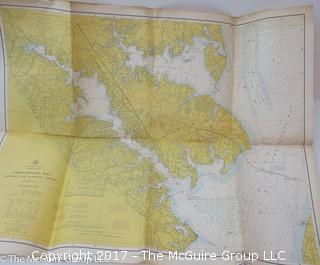 Collection of Maps including 1950's Cuba; The British Commonwealth;  and nautical maps of NY Harbor, Chesapeake Bay and the Potomoc River 