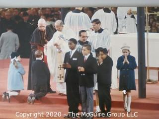 Photo, Print, Color, Historical, Americana, Pope Pius Vi. Approximately 13" X 19" on Foam Board.