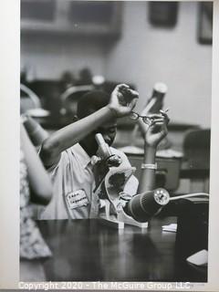 Photo, Positive, B&W, Historical, Americana, Signed by Arthur Rickerby for Life Magazine "Science". Measures approximately 16" X 20" on Photo Board.