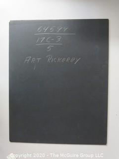 Photo, Positive, B&W, Historical, Rickerby for Life Magazine. Measures approximately 16" X 20" on Photo Board.