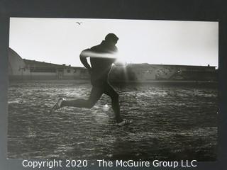 Photo, Print, B&W, Historical, Americana, Runner. Measures approximately 16" X 20" on Photo Board.