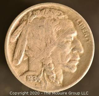 1934-D Buffalo Nickel