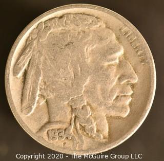 1934-D Buffalo Nickel