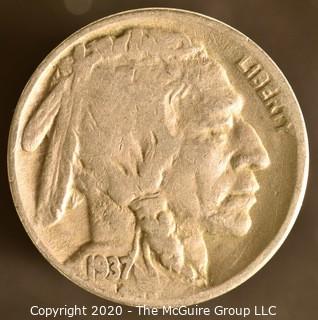 1937-D Buffalo Nickel