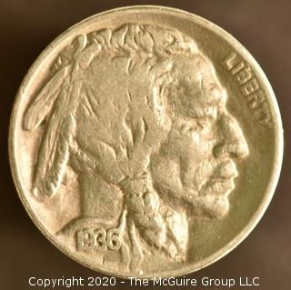 1936 Buffalo Nickel