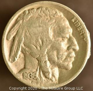 1936 Buffalo Nickel