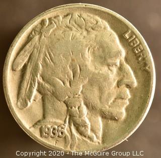 1936 Buffalo Nickel