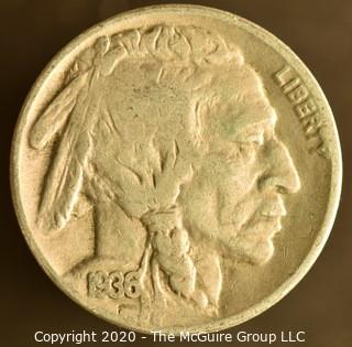 1936 Buffalo Nickel