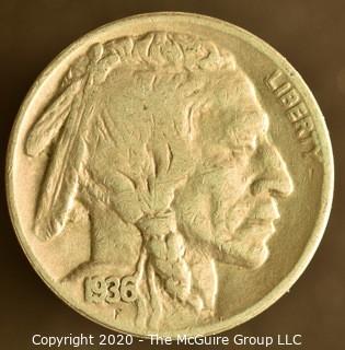 1936 Buffalo Nickel