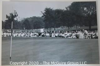 Black & White Photo Print (6" x 4") & Negative of Golf Tournament by Rickerby.