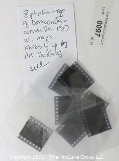 Photo: Eight Print & 35MM Negatives: Historical: Political by Rickerby  1952 Democratic Convention 