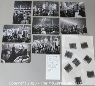 Photo: Eight Print & 35MM Negatives: Historical: Political by Rickerby  1952 Democratic Convention 