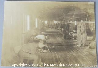 Group of 16 Sepia Tone Black and White Photos; Delousing Operations.  WWI;  Measure approximately 4 3/4" x 7". (Description Altered March 3)