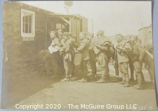 Group of 16 Sepia Tone Black and White Photos; Delousing Operations.  WWI;  Measure approximately 4 3/4" x 7". (Description Altered March 3)