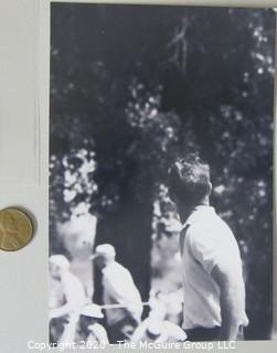 Black & White Photo Print (6" x 4") & Negative of Arnold Palmer: The Masters; Golf: by Rickerby circa 1960's.