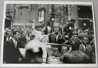 Image: Print: Historical: Political: Kennedy by Winogrand with Mexican record