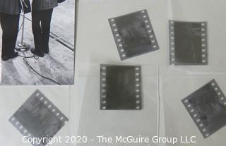 5 Black and White Photo Prints & 35mm Negatives of Everely Brothers in Concert by Rickerby.  Measure approximately 4" x 6".