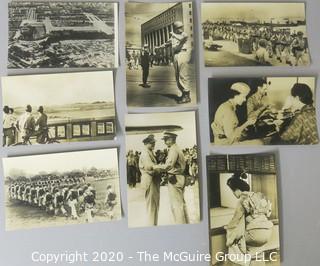 Group of 8 Black and White Photo from Japanese occupation by Rickerby.  Measure approximately 3 1/2" x 5 1/2".