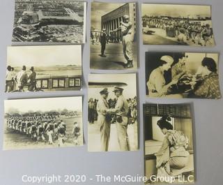 Group of 8 Black and White Photo from Japanese occupation by Rickerby.  Measure approximately 3 1/2" x 5 1/2".