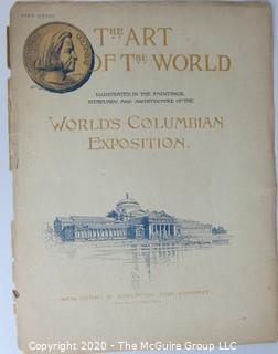 Collectible: Paper: Historical: 1893 Worlds Columbia Exposition in Chicago with Architectural Prints.