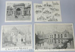 Collectible: Paper: Historical: 1893 Worlds Columbia Exposition in Chicago with Architectural Prints.