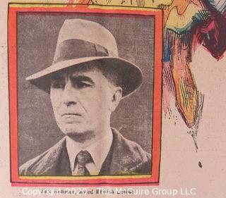 Collectible: Art: Paper: Newsprint: Detroit News July 1932  WWII Spying 