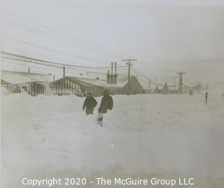 Photo: Prints (x4): Historical: construction of roads in north country