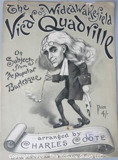 Sheet Music from Burlesque, Arranged by Charles Coote.