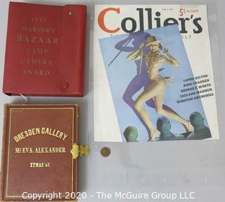 Collectible: Paper: Historical: 1937 magazine cover,  1939 and 1867 books