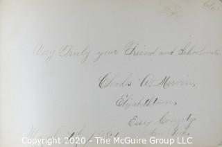 Collectible: Paper: Historical: 1880's autograph books x2