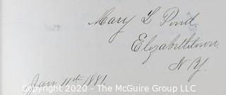 Collectible: Paper: Historical: 1880's autograph books x2